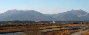 Photograph of the Suzuka Mountains