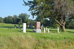 Small cemetery east of Bryant