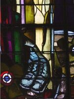 Stained glass at Douaumont