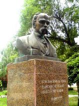 Monument to Taras Shevchenko in Beltsy. Moldova