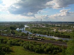 View of Ukhta from Vetlosyan