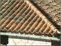 A roof of Monk and Nun tiles