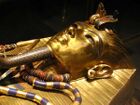 Mask on Tutankhamun's innermost coffin