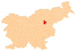 The location of the City Municipality of Celje