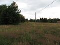 Powerline with houses at the distance