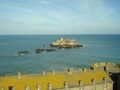 The "Fort National" visible from Saint-Malo