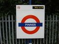 Station platform roundel