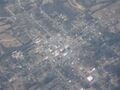 Aerial photograph of downtown LaFayette (note courthouse at center of photograph)