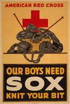 Our boys need sox - knit your bit, US, 1917–1918