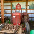 Classic tractor at the Hubert Memorial Park