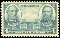 Robert E. Lee, Stonewal Jackson and Stratford Hall, Army Issue of 1936