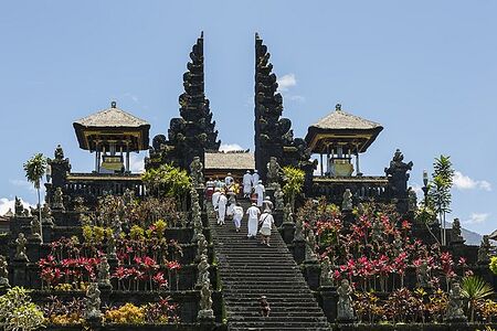 The Mother Temple of Besakih, one of Bali's most significant Balinese Hindu temples.