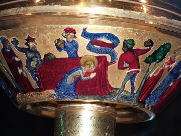 Emerentiana's likeness on the Royal Gold Cup (14th century).