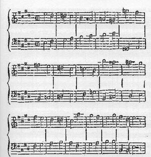 page of musical score