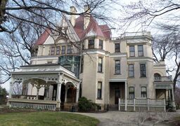 The Frick Mansion, or "Clayton", at 7200 Penn Avenue was built in the 1870s. Original architect: Unknown. Modifications by Andrew Peebles in 1883, and further remodeling done by Osterling in 1892.