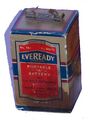 Eveready #742 1½ volt "A" battery with Fahnestock clip terminals for vacuum tube radios (1920s logo)