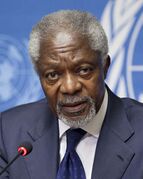 Kofi Annan ’61, former UN secretary general and Nobel Peace Prize laureate