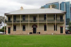 The main barracks block