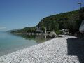 The beach strip in Trpejca