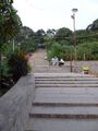 Steps to Temple Anandalingeshwara temple from west