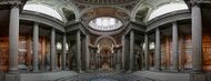 Fluted columns and pilasters inside The Panthéon, Paris