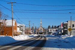 avenue de l'Église in Lac-des-Écorces