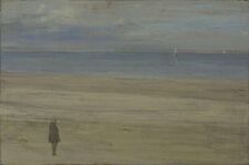 James Abbott McNeill Whistler, Harmony in Blue and Silver:Trouville, 1865