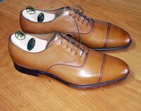 Men's quarter brogue oxford shoes