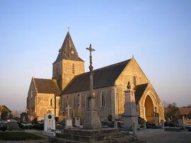 The church in Montmartin-en-Graignes