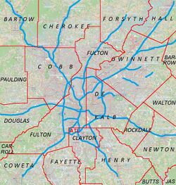 Cartersville is located in Metro Atlanta