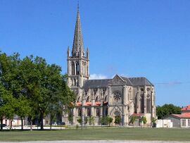 The church in Lesparre