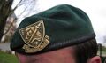 Beret and badge of the Commandos Marine.