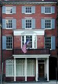 The Chester Harding House, a National Historic Landmark occupied by portrait painter Chester Harding from 1826 to 1830, now houses the Boston Bar Association.