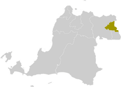 Location within Banten