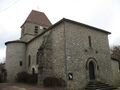 The church in Saint-Saud-Lacoussière