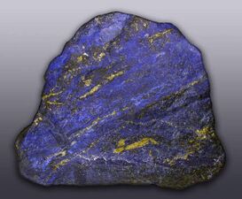 Lapis lazuli specimen (rough), Afghanistan