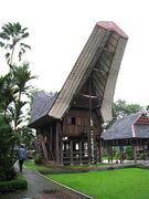 Toraja house, South Sulawesi pavilion