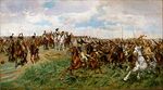 Cuirassiers saluting Napoleon at the Battle of Friedland (1807), by Ernest Meissonier, 1875.