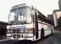 Duple Dominant IV bodied Leyland Tiger, showing the slightly revised style of grille used from 1981 onwards.