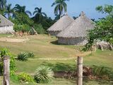 Reconstruction of a Taíno village in Cuba