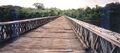 Bailey bridge over the Coppename River at Bitagron, Suriname (1976)