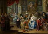 Johann Georg Platzer: Das Konzert. Now in National Museum in Warsaw.